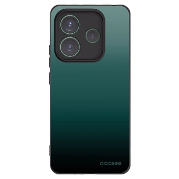 Picasee silikonski črni ovitek za Xiaomi Redmi Note 14 5G - Verdant Fade