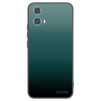 Picasee silikonski črni ovitek za Motorola Moto G34 5G - Verdant Fade