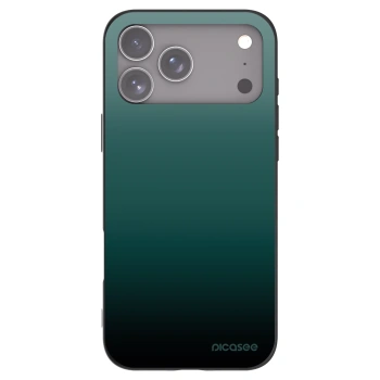Picasee silikonski črni ovitek za Apple iPhone 17 Pro Max - Verdant Fade