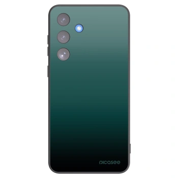 Picasee silikonski črni ovitek za Samsung Galaxy S25 FE 5G - Verdant Fade