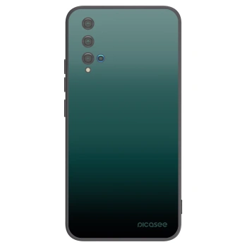 Picasee silikonski črni ovitek za Huawei Nova 5T - Verdant Fade