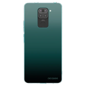 Picasee silikonski črni ovitek za Xiaomi Redmi Note 9 - Verdant Fade