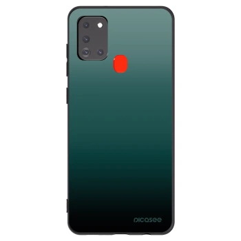 Picasee silikonski črni ovitek za Samsung Galaxy A21s - Verdant Fade