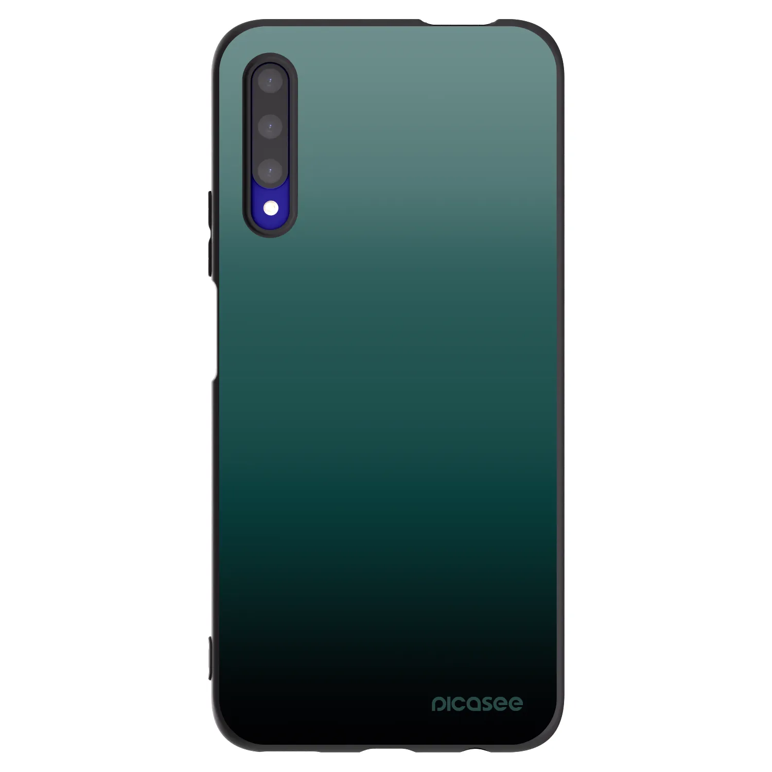 Picasee silikonski črni ovitek za Honor 9X Pro - Verdant Fade