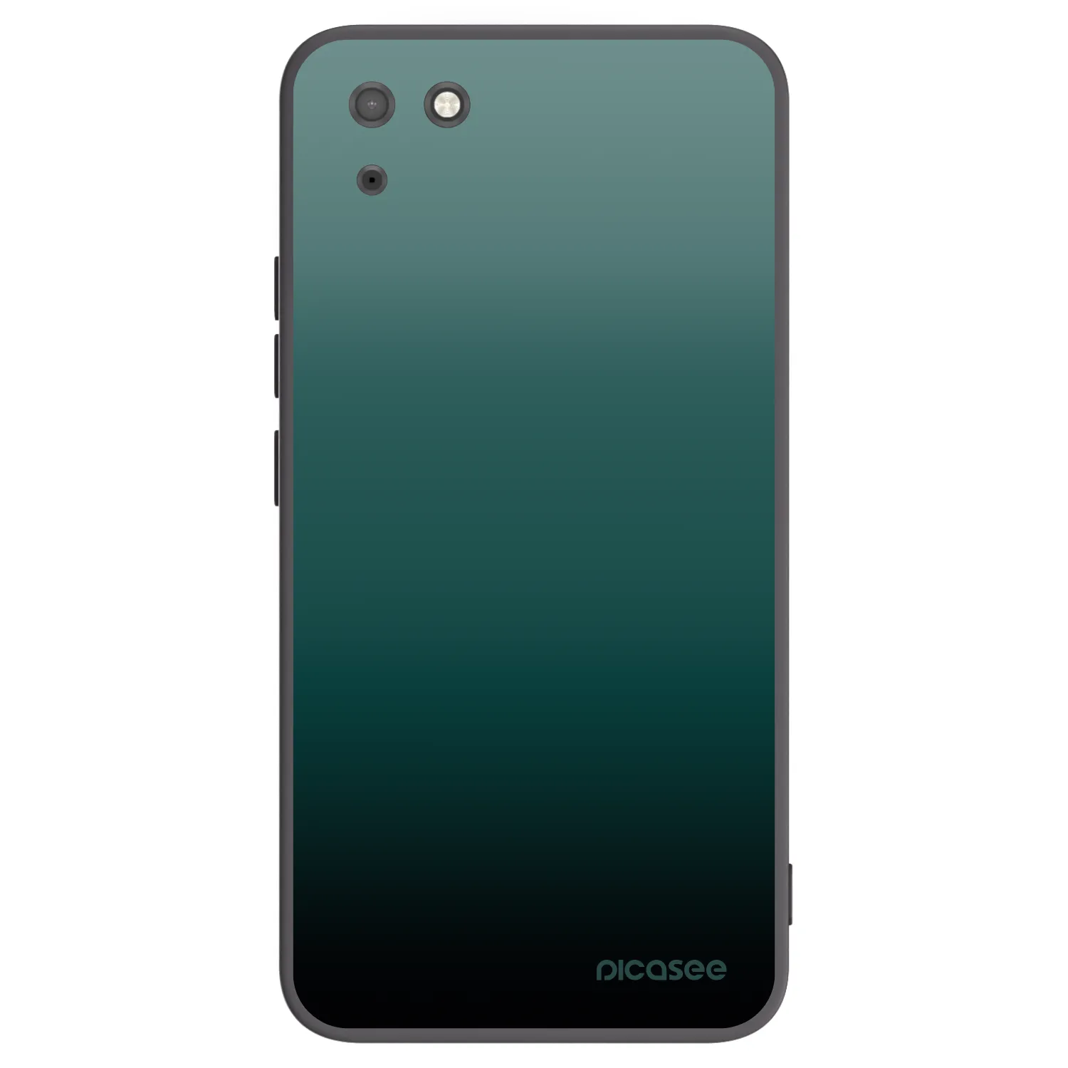 Picasee silikonski črni ovitek za Huawei Y5P - Verdant Fade