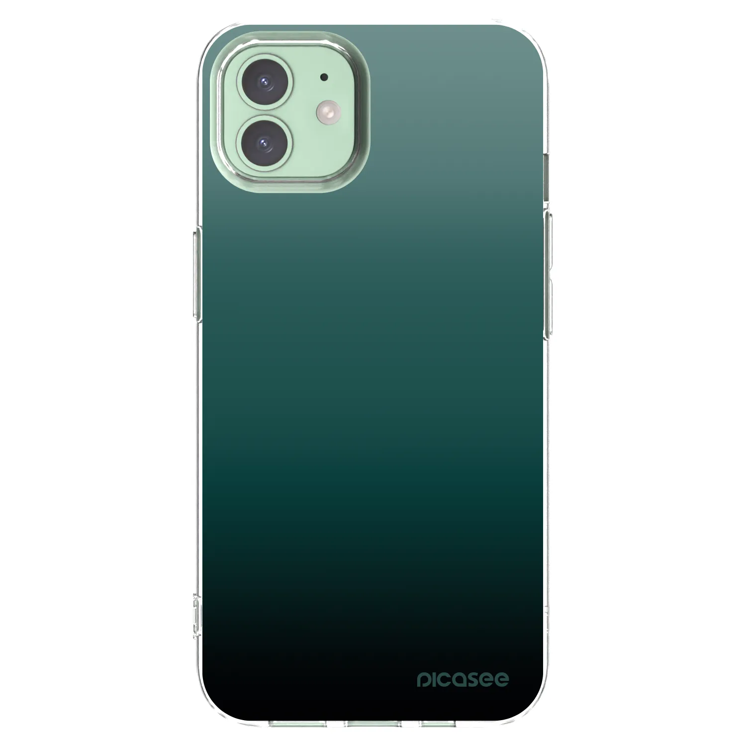 Picasee silikonski prozorni ovitek za Apple iPhone 12 Pro - Verdant Fade