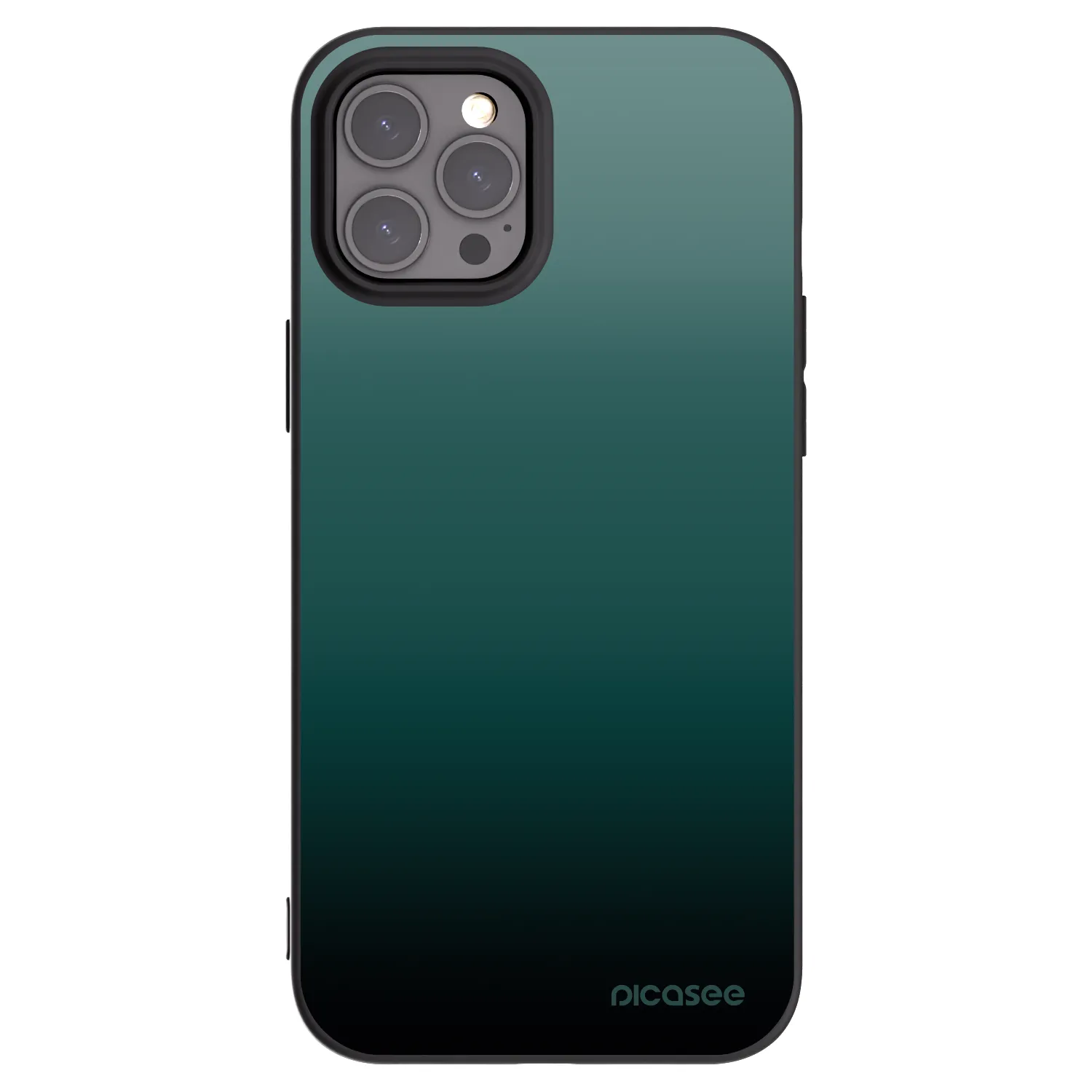 Picasee silikonski črni ovitek za Apple iPhone 12 Pro Max - Verdant Fade