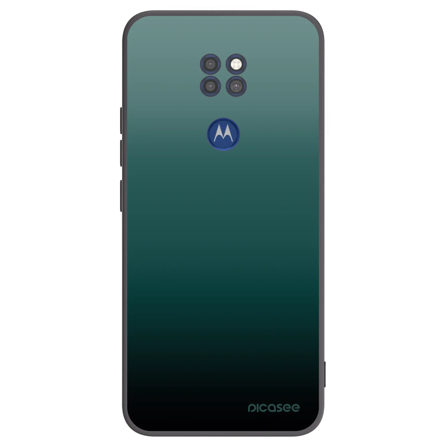 Picasee silikonski črni ovitek za Motorola Moto G9 Play - Verdant Fade