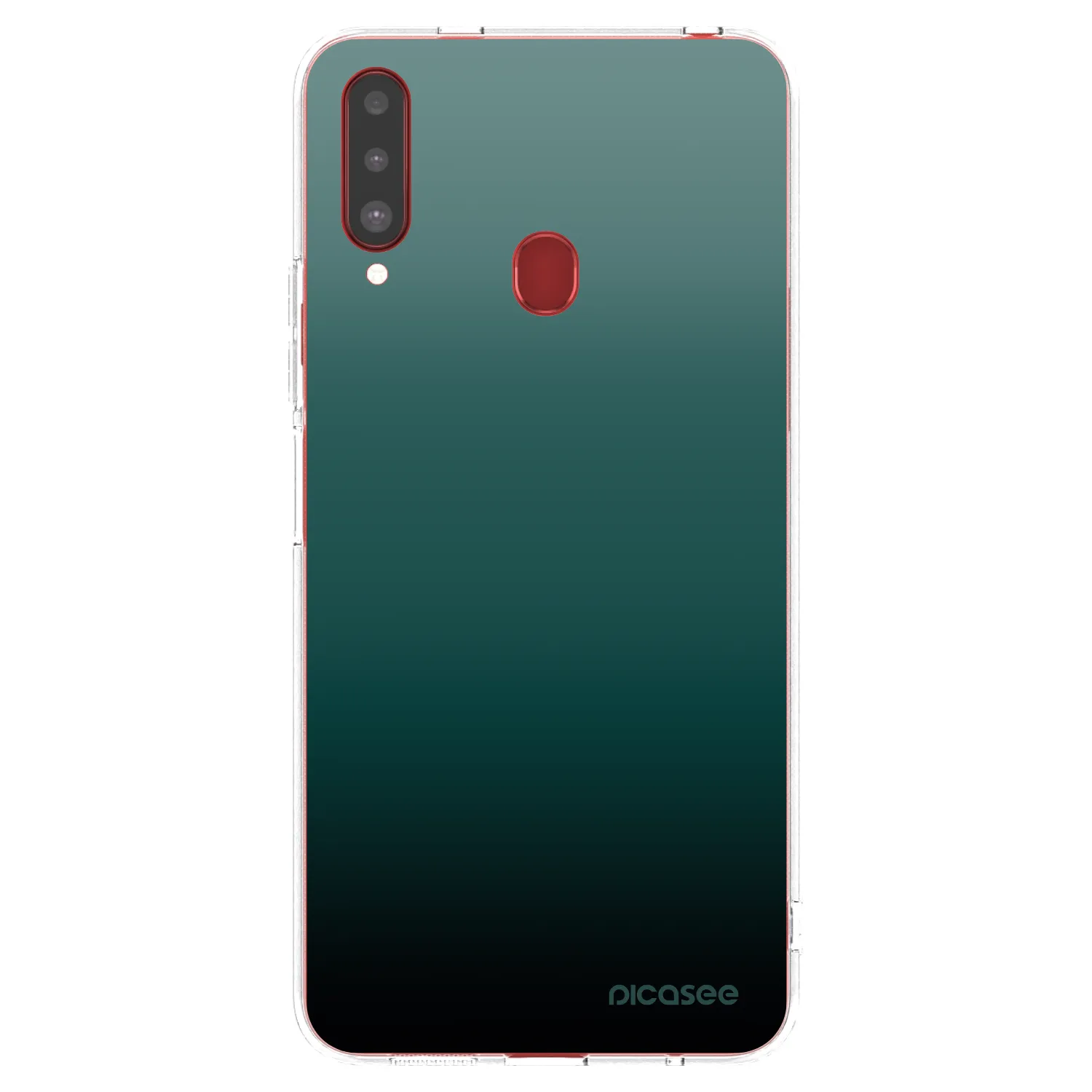 Picasee silikonski prozorni ovitek za Samsung Galaxy A20s - Verdant Fade