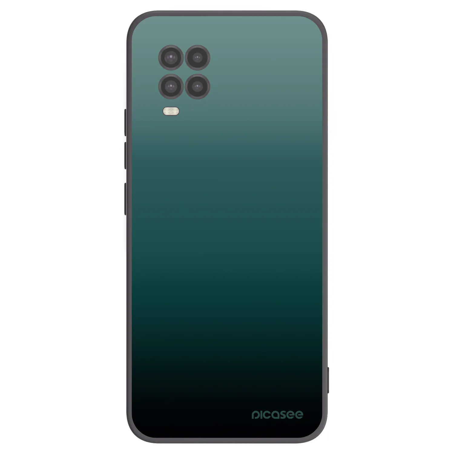 Picasee silikonski črni ovitek za Xiaomi Mi 10 Lite - Verdant Fade