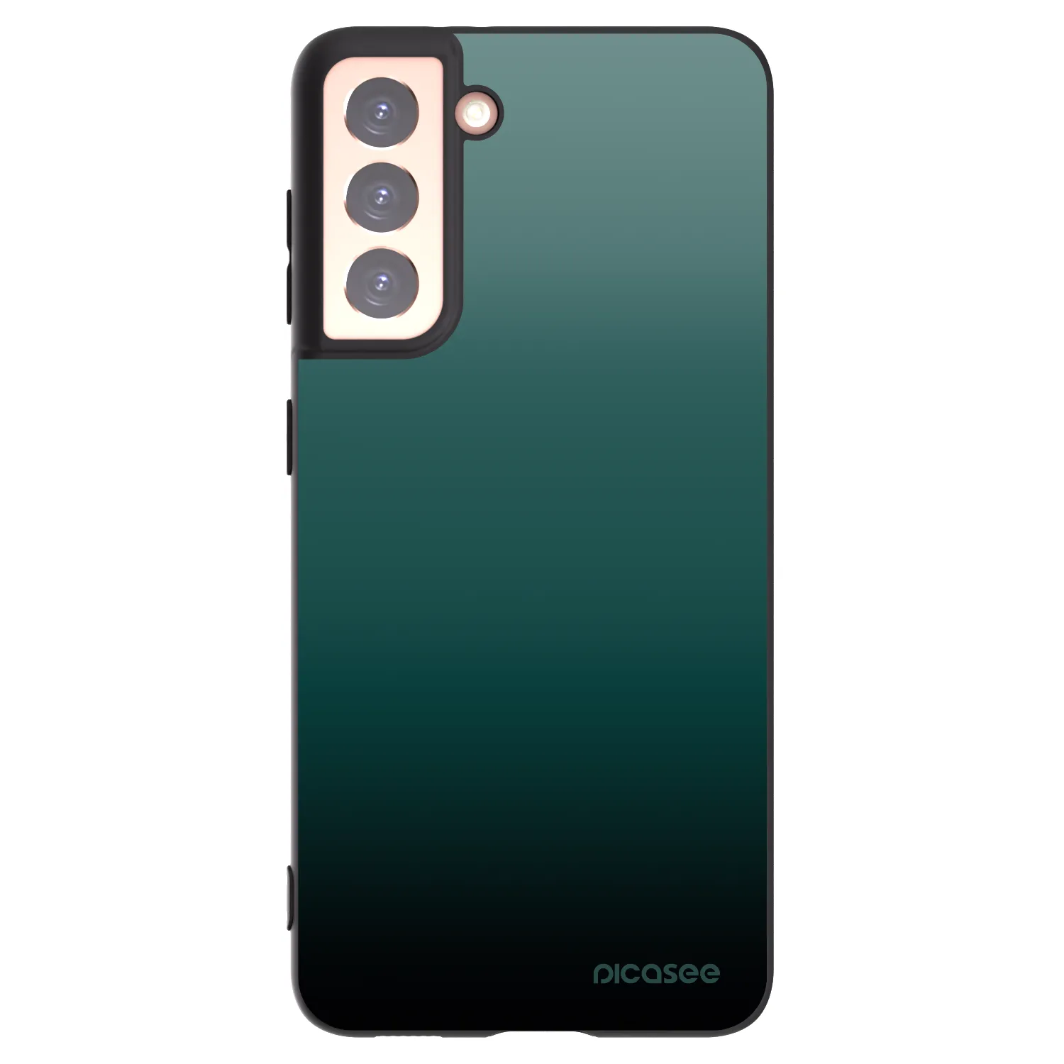 Picasee silikonski črni ovitek za Samsung Galaxy S21 5G G991B - Verdant Fade