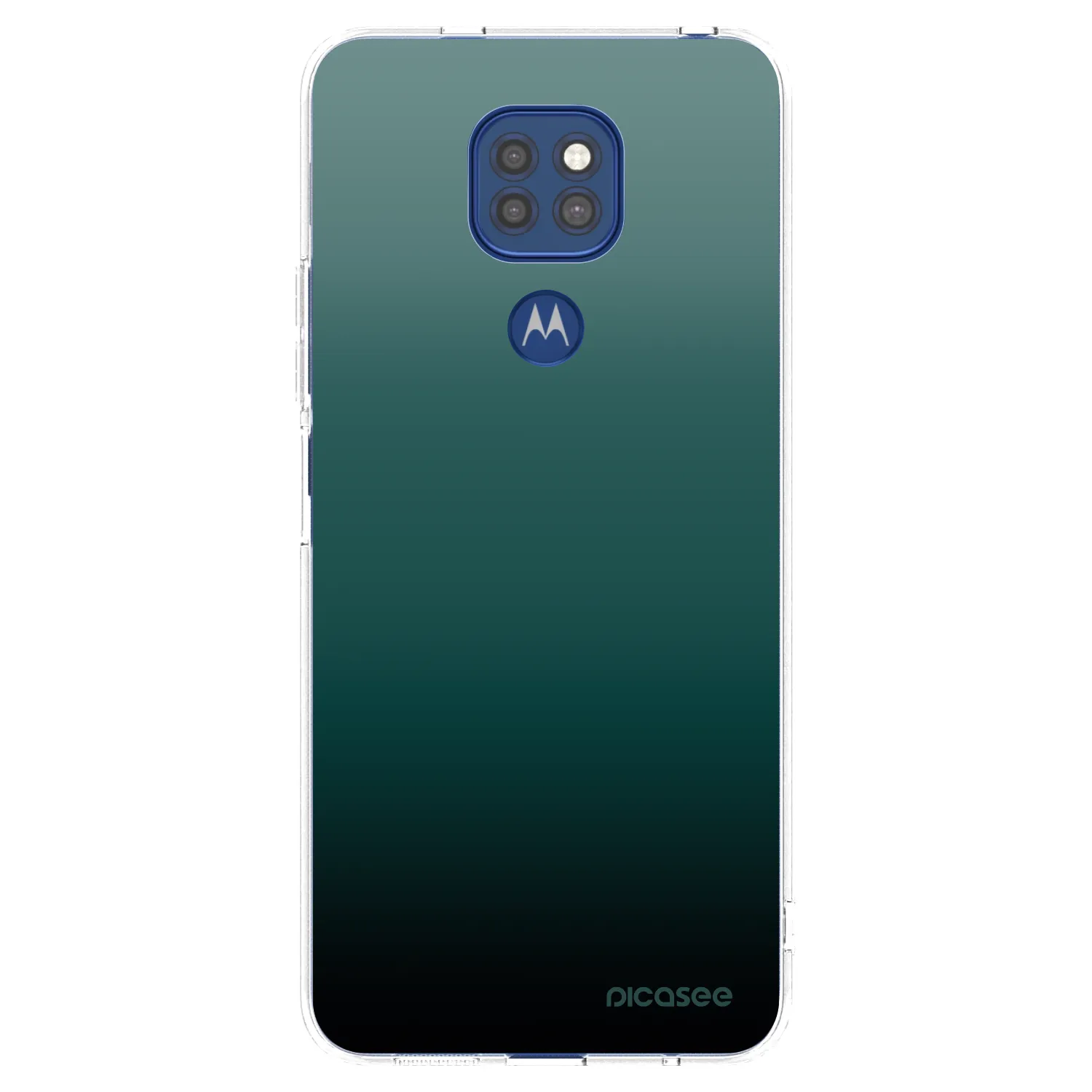 Picasee silikonski prozorni ovitek za Motorola Moto G9 Play - Verdant Fade