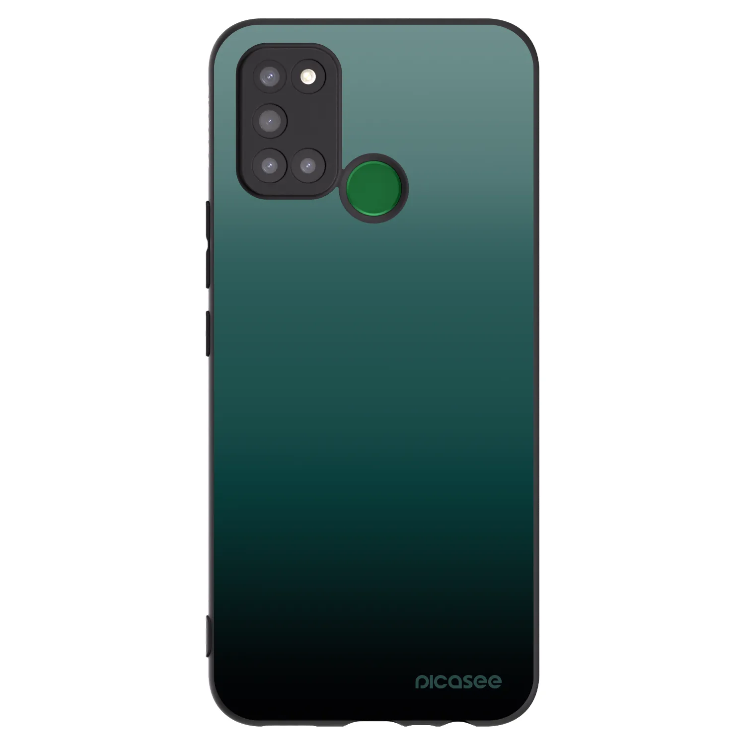Picasee silikonski črni ovitek za Realme 7i - Verdant Fade