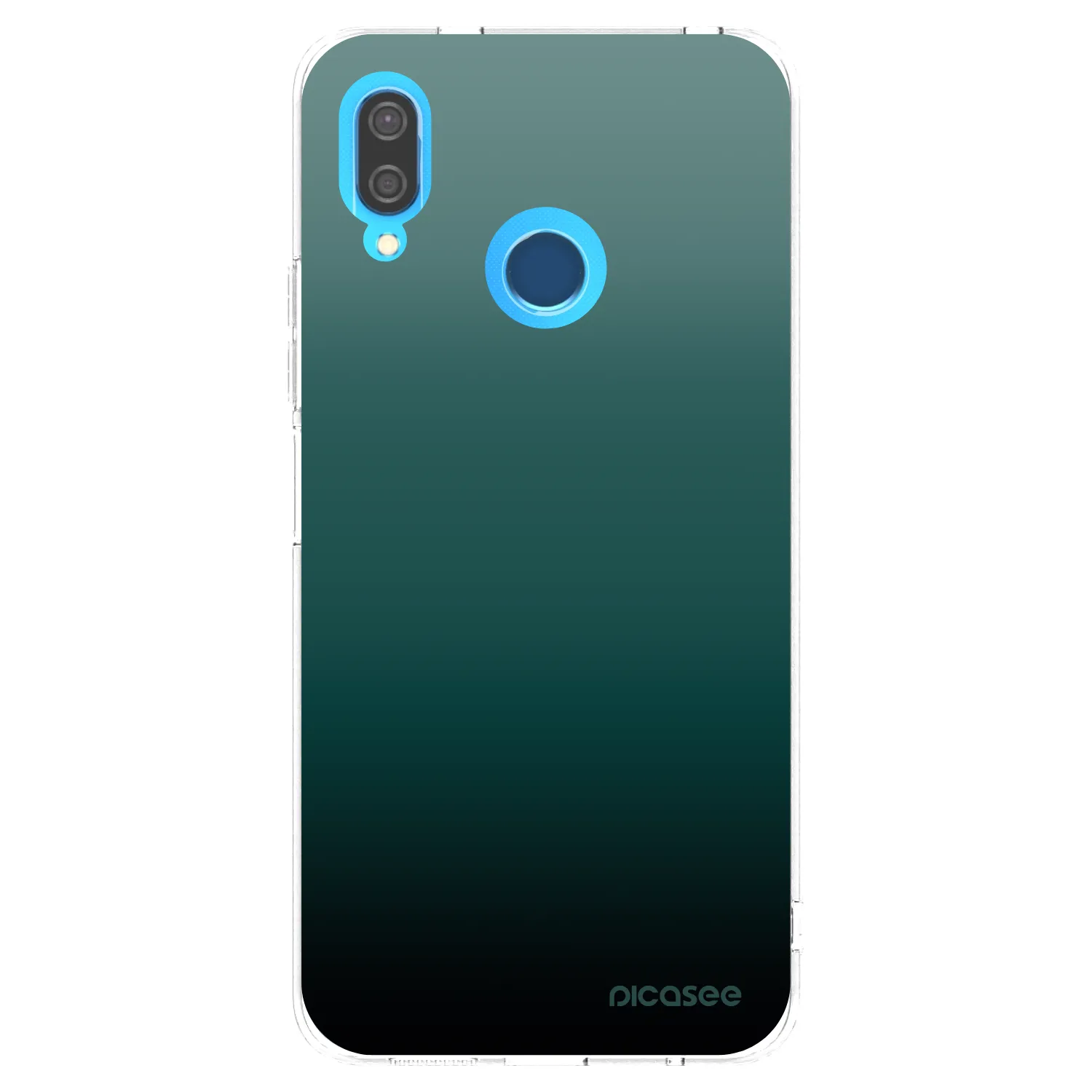Picasee silikonski prozorni ovitek za Huawei P20 Lite - Verdant Fade