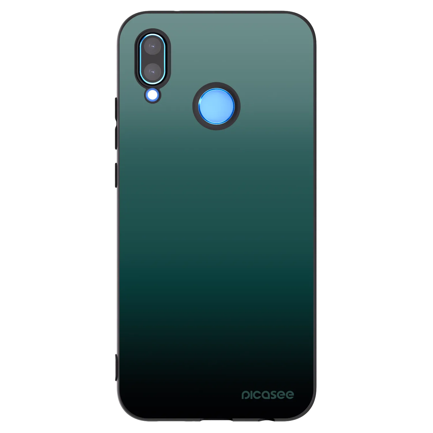 Picasee silikonski črni ovitek za Huawei Mate 40 Pro - Verdant Fade
