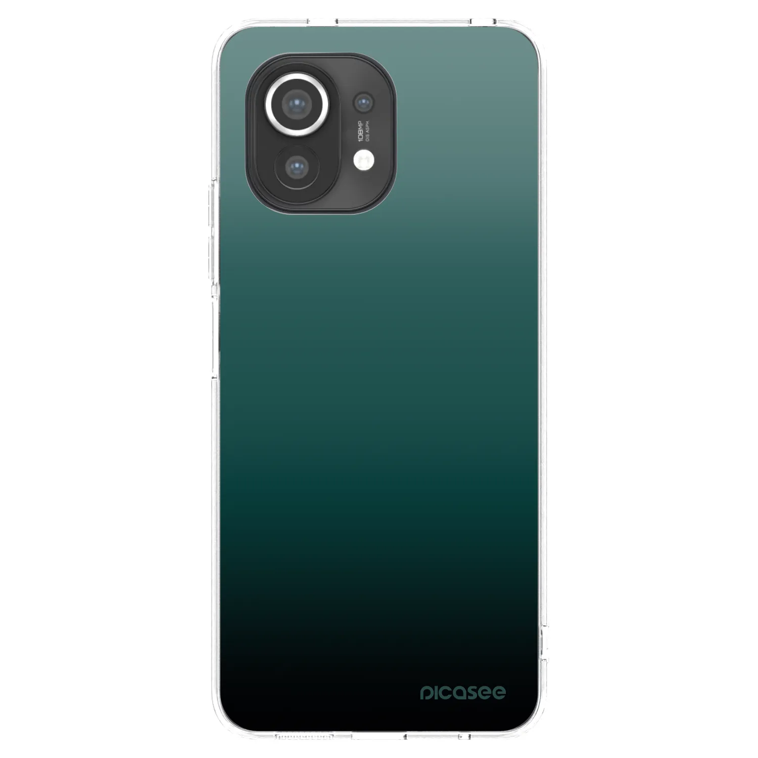 Picasee silikonski prozorni ovitek za Xiaomi Mi 11 - Verdant Fade
