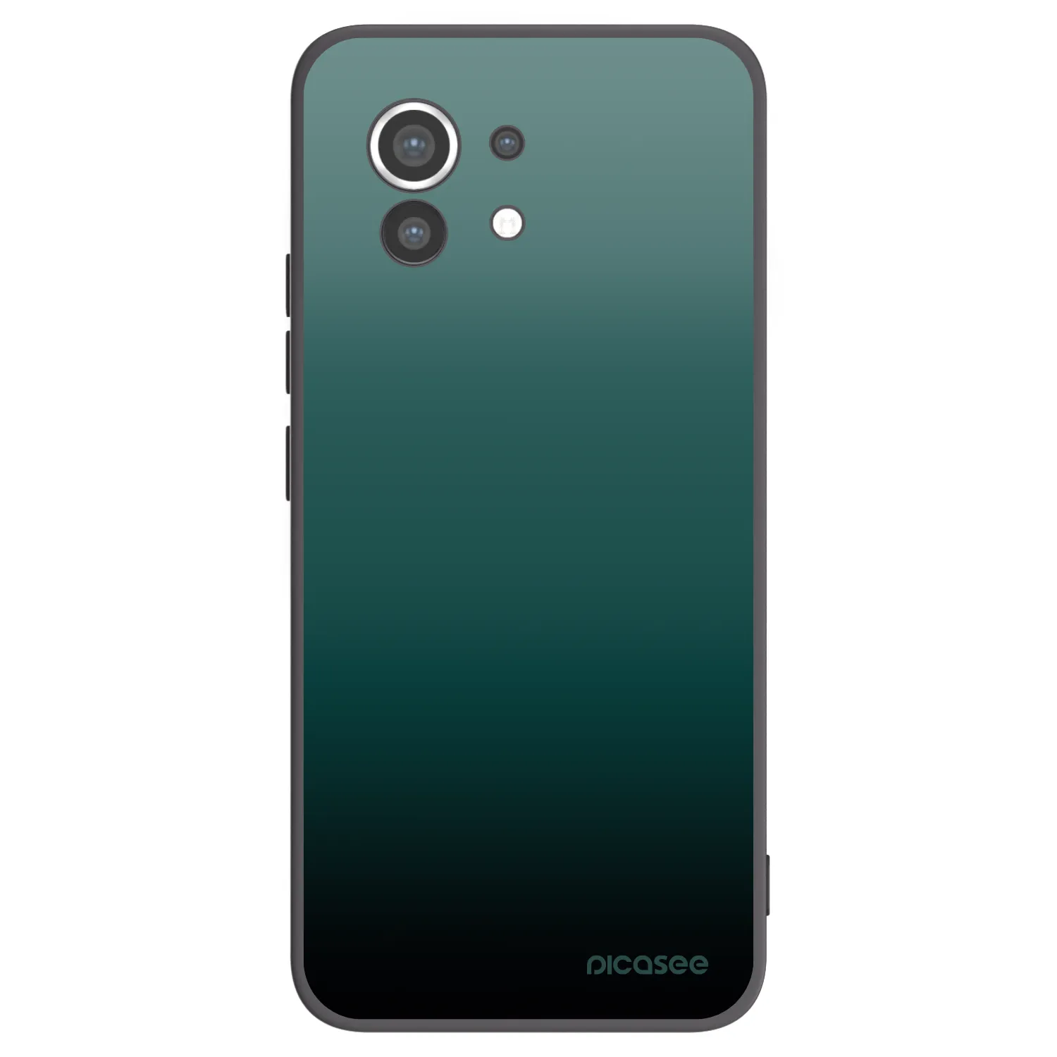 Picasee silikonski črni ovitek za Xiaomi Mi 11 - Verdant Fade