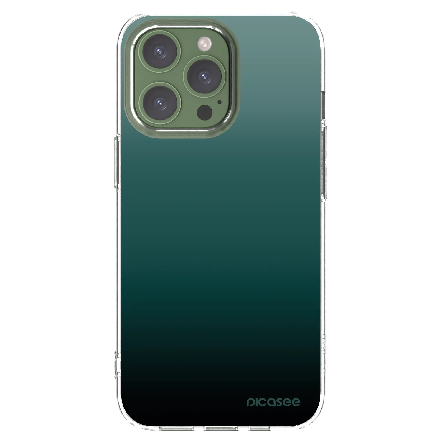 Picasee silikonski prozorni ovitek za Apple iPhone 13 Pro - Verdant Fade