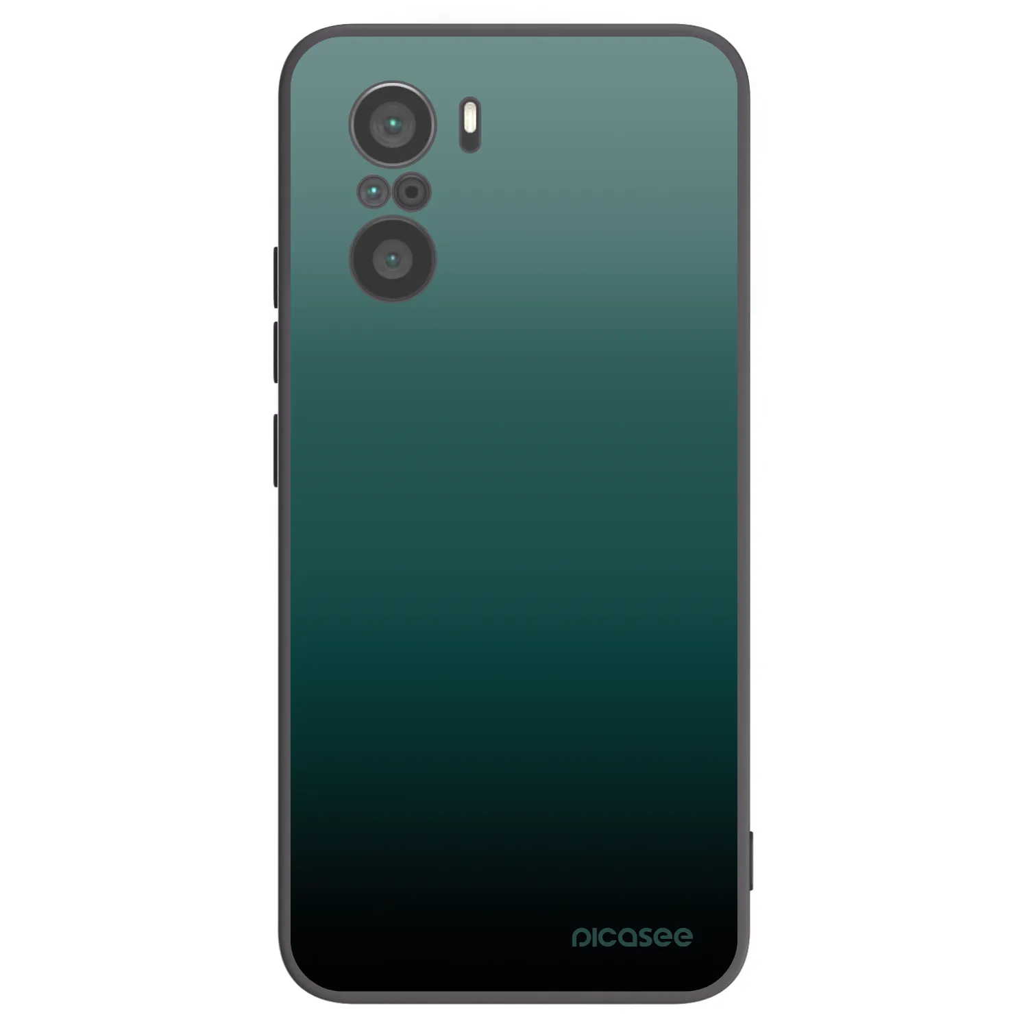 Picasee silikonski črni ovitek za Xiaomi Poco F3 - Verdant Fade
