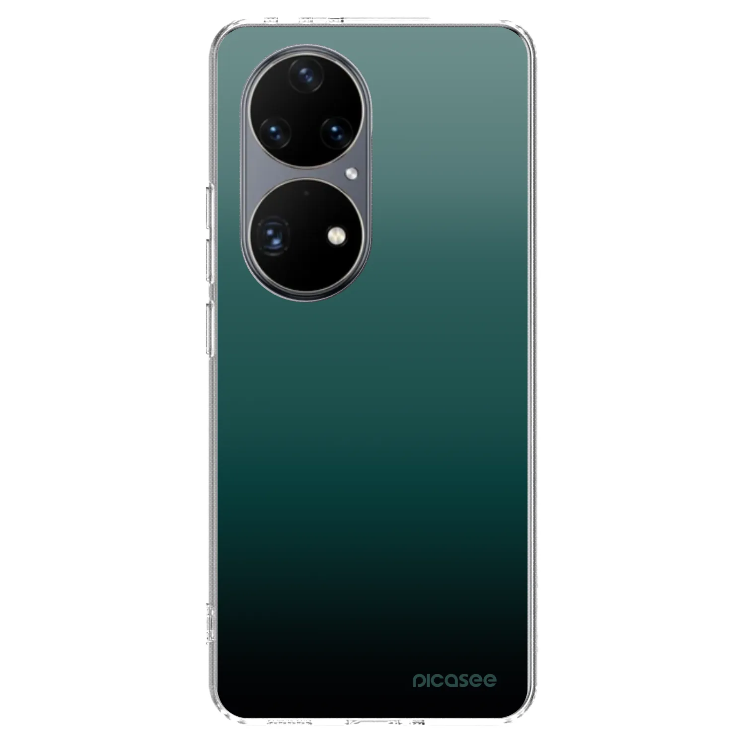 Picasee silikonski prozorni ovitek za Huawei P50 - Verdant Fade