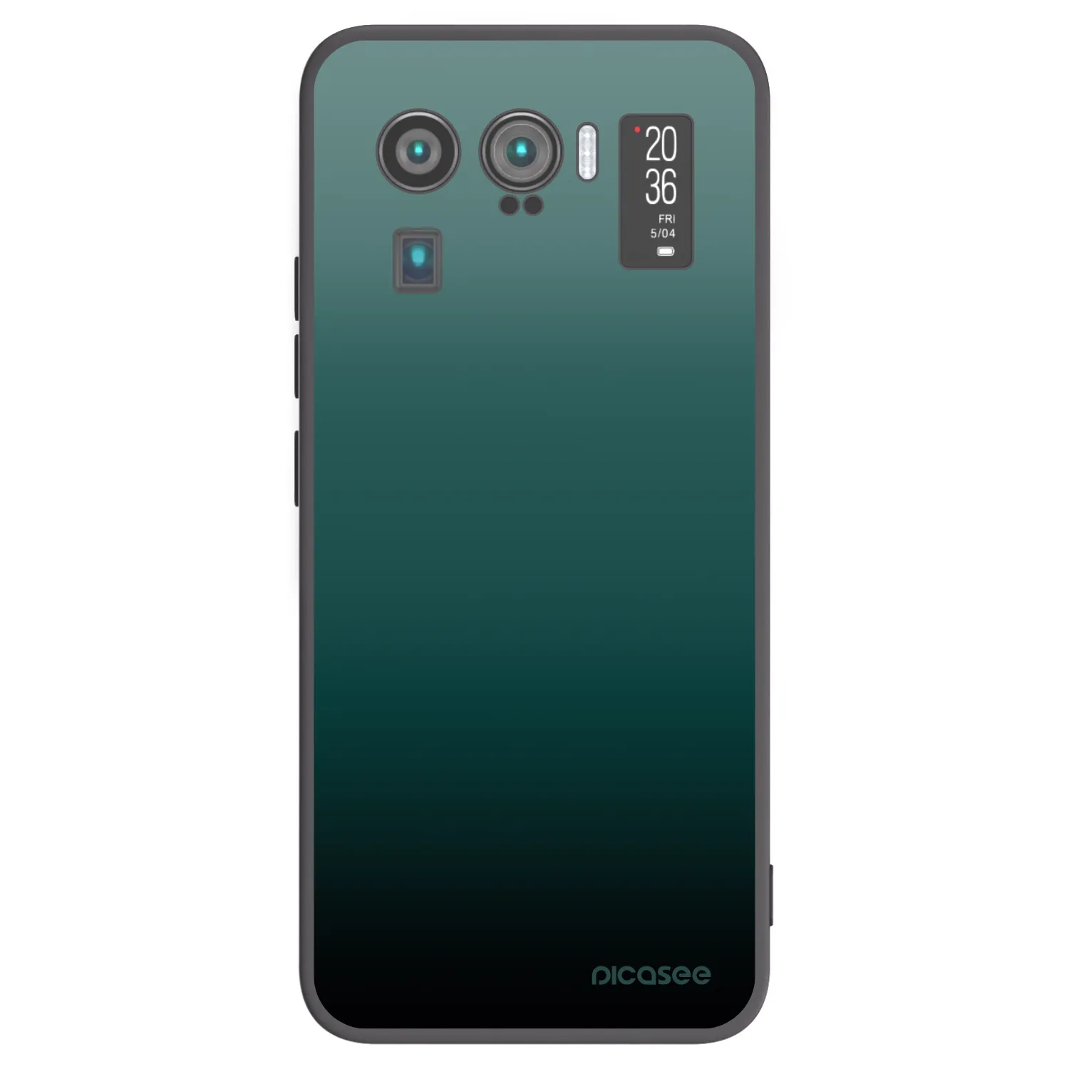 Picasee silikonski črni ovitek za Xiaomi Mi 11 Ultra - Verdant Fade