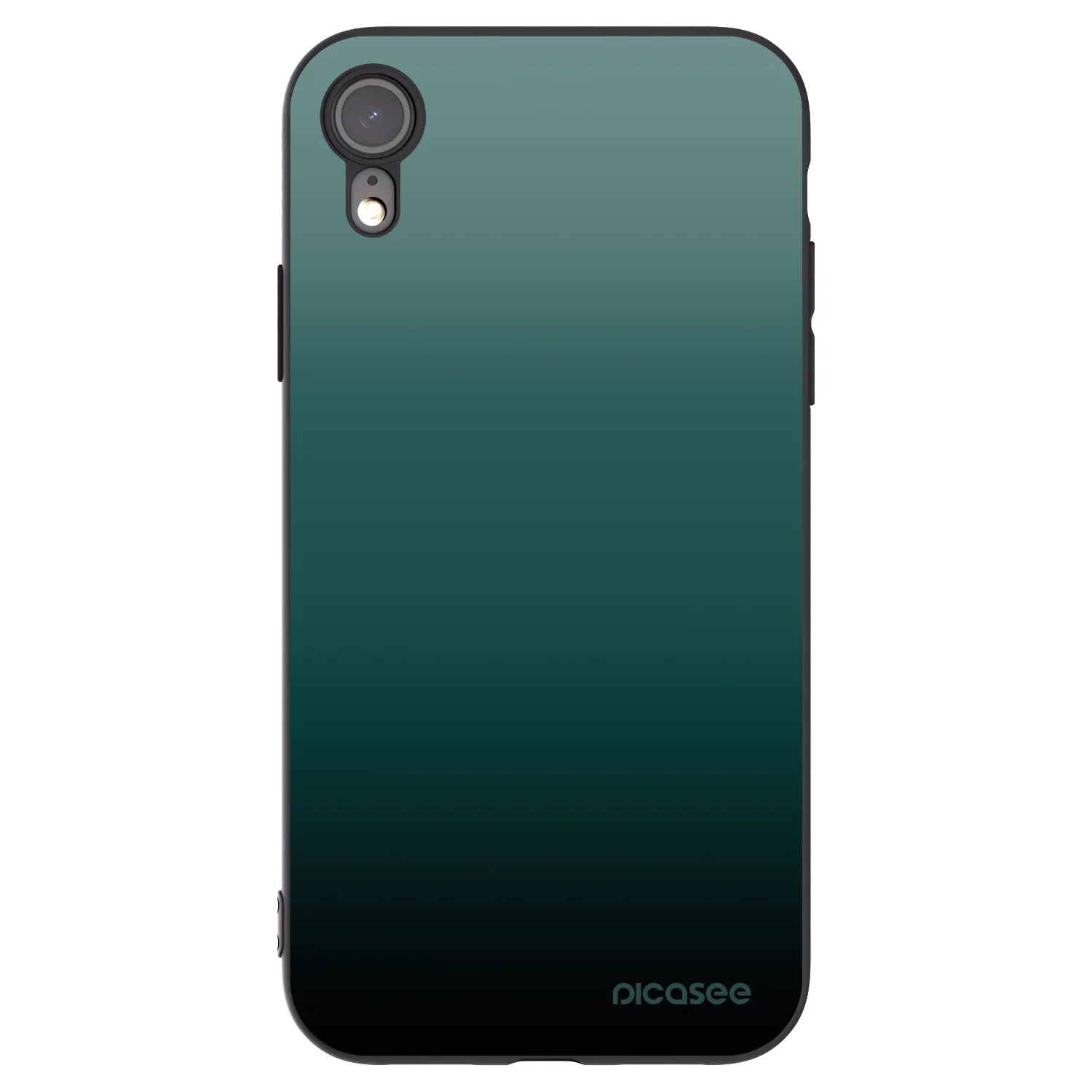 Picasee silikonski črni ovitek za Apple iPhone 6 Plus/6S Plus - Verdant Fade