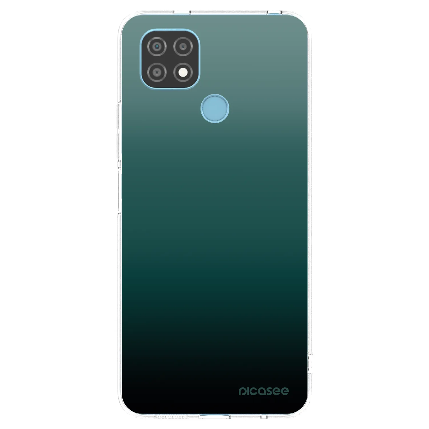 Picasee silikonski prozorni ovitek za Realme C21 - Verdant Fade