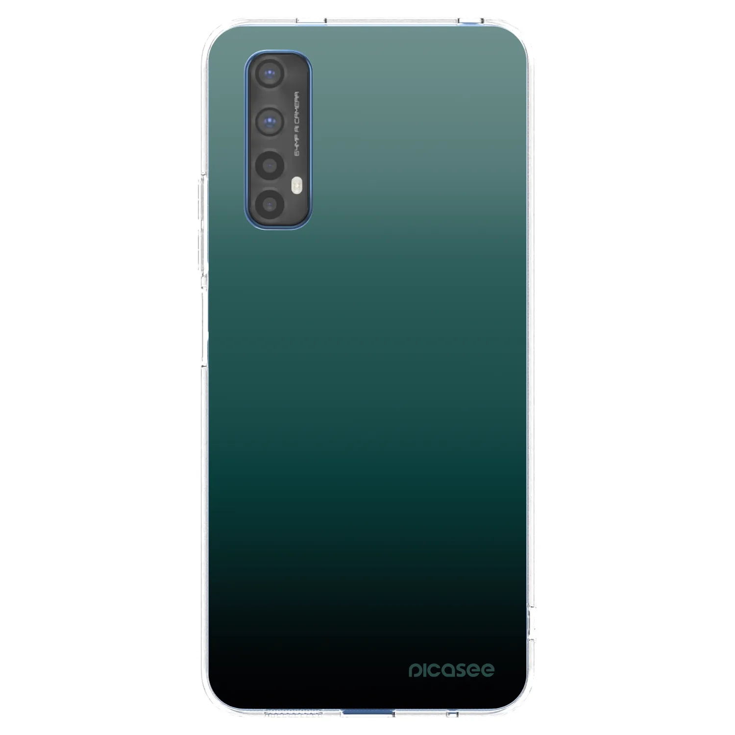 Picasee silikonski prozorni ovitek za Realme 7 - Verdant Fade