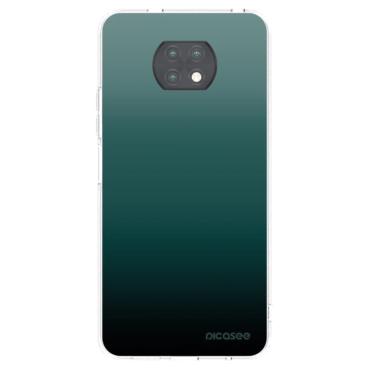 Picasee silikonski prozorni ovitek za Xiaomi Redmi Note 9T - Verdant Fade