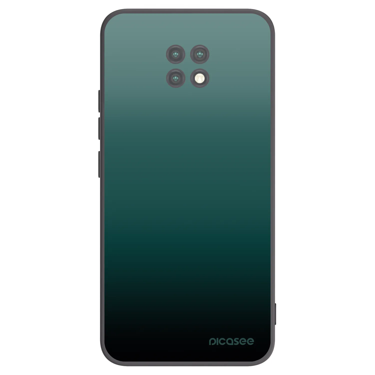 Picasee silikonski črni ovitek za Xiaomi Redmi Note 9T - Verdant Fade