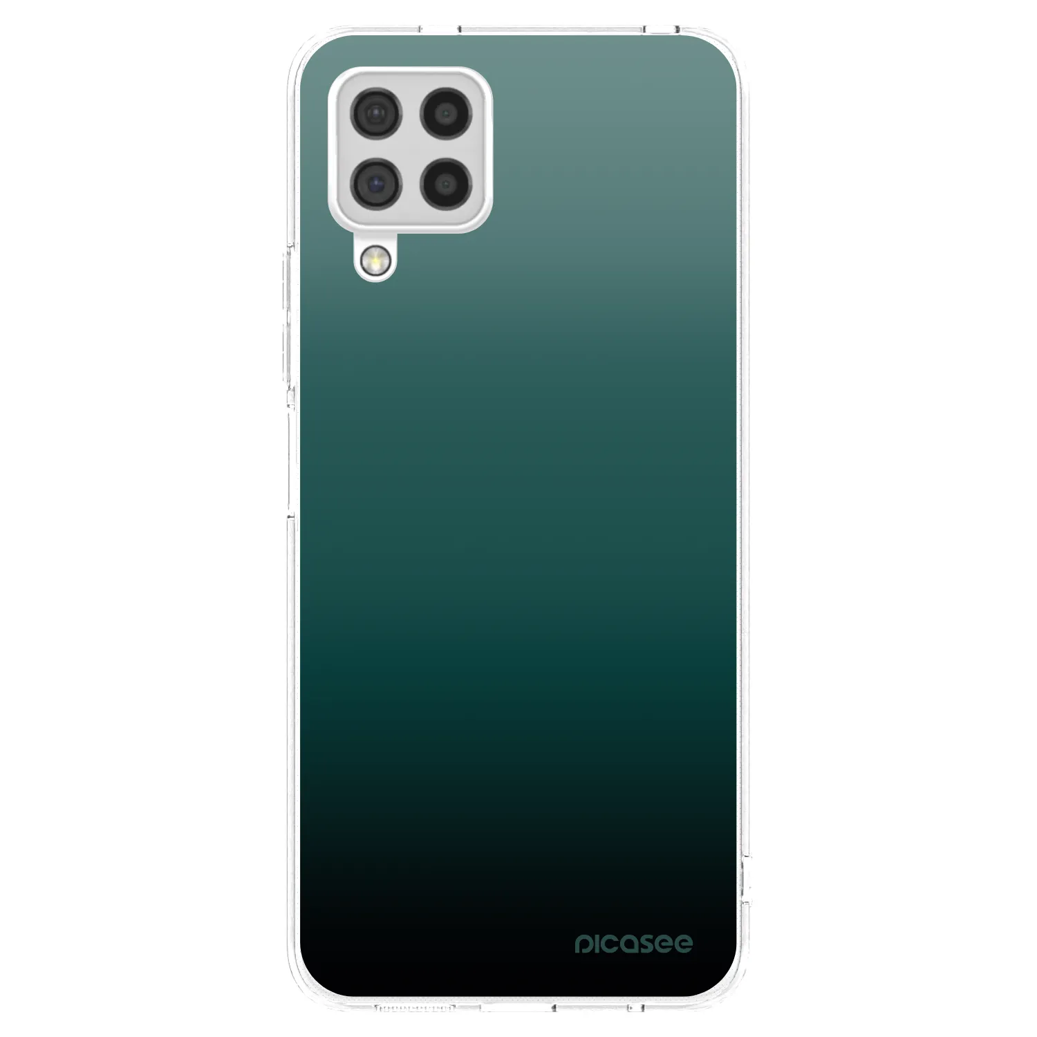 Picasee silikonski prozorni ovitek za Samsung Galaxy A22 A225F 4G - Verdant Fade