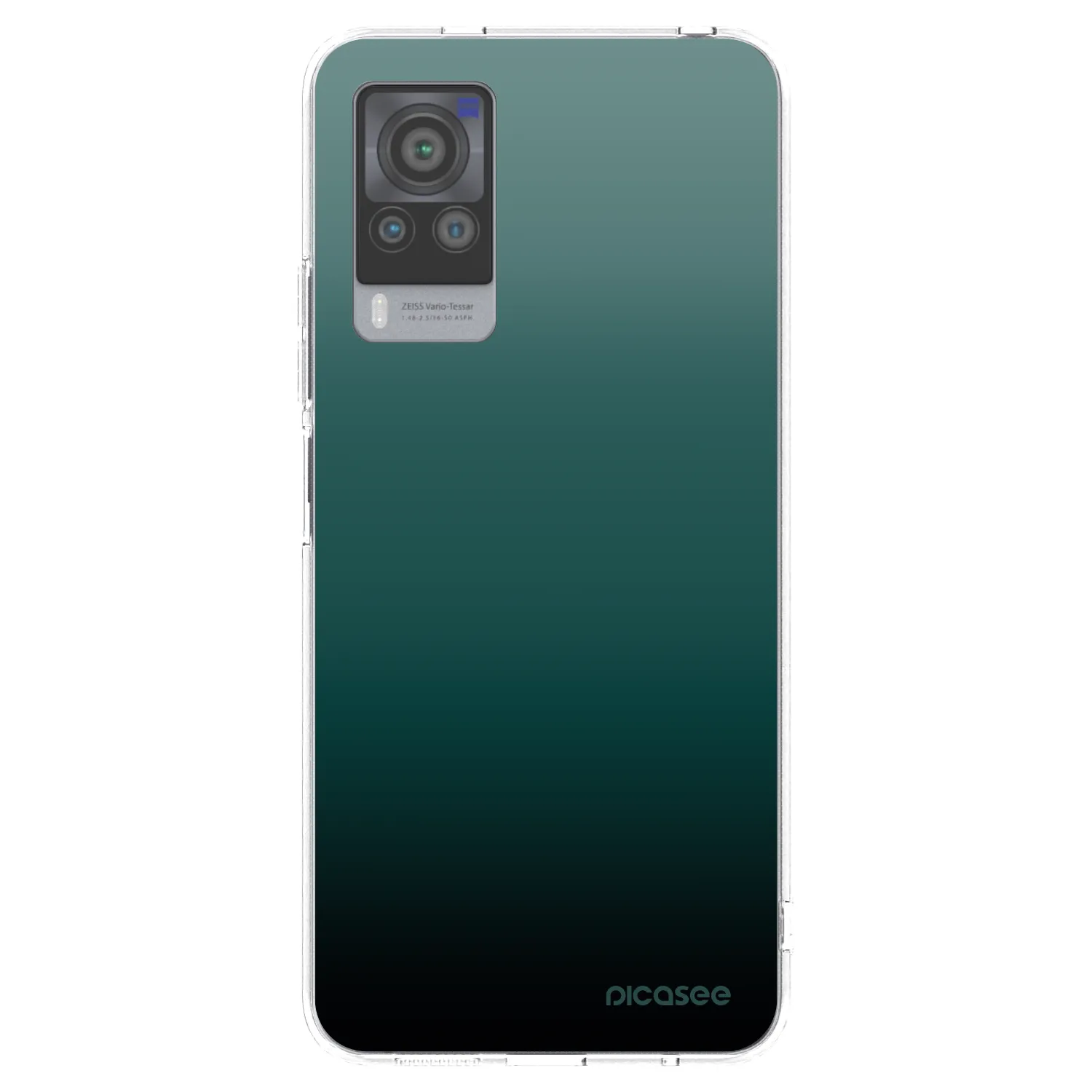 Picasee silikonski prozorni ovitek za Vivo X60 Pro 5G - Verdant Fade