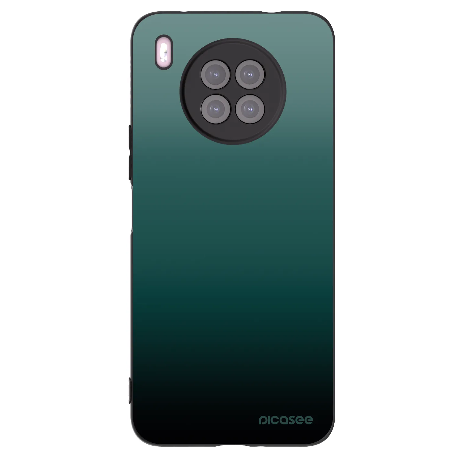 Picasee silikonski črni ovitek za Huawei Nova 8i - Verdant Fade