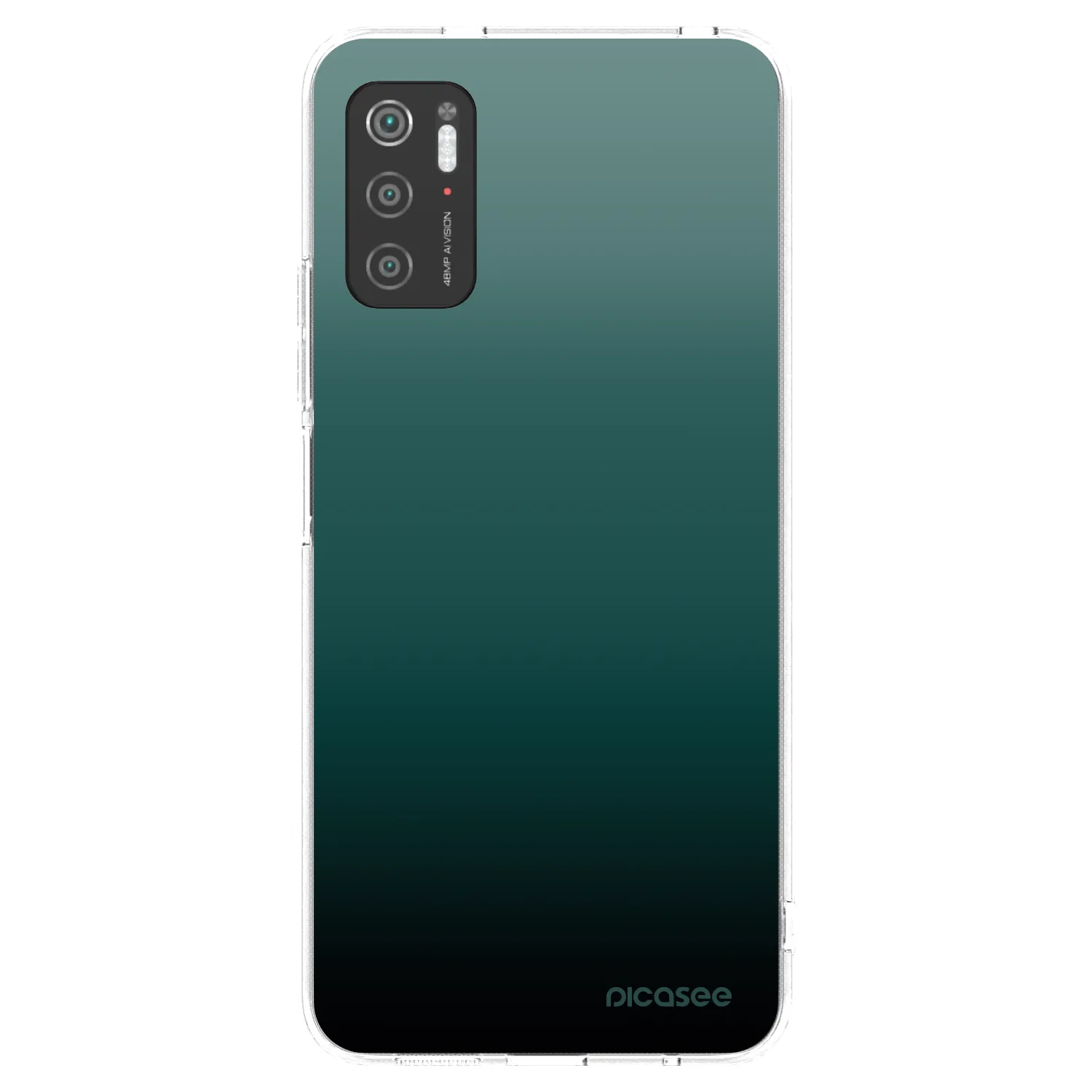 Picasee silikonski prozorni ovitek za Xiaomi Poco M3 Pro 5G - Verdant Fade