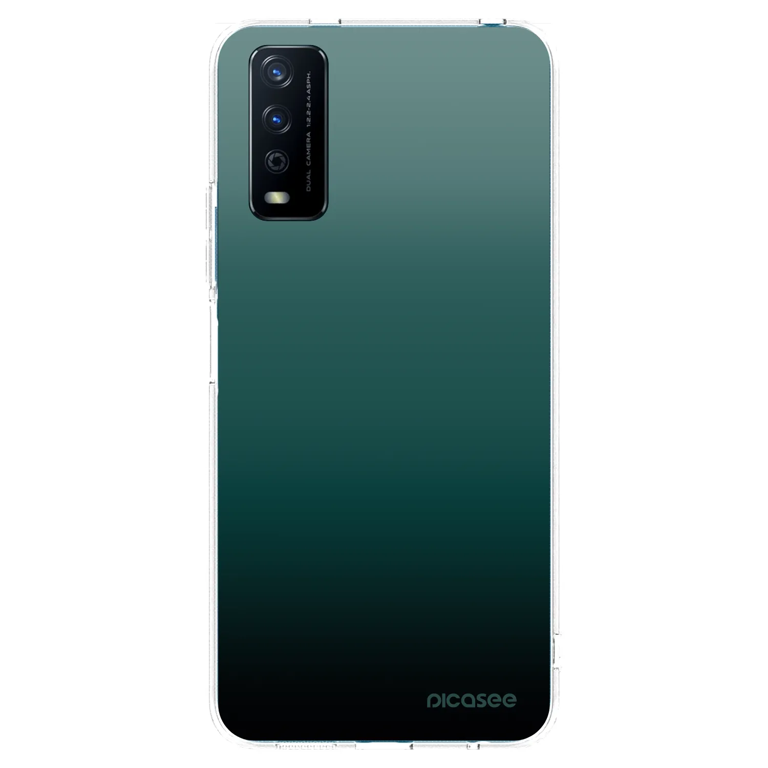 Picasee silikonski prozorni ovitek za Vivo Y11s - Verdant Fade