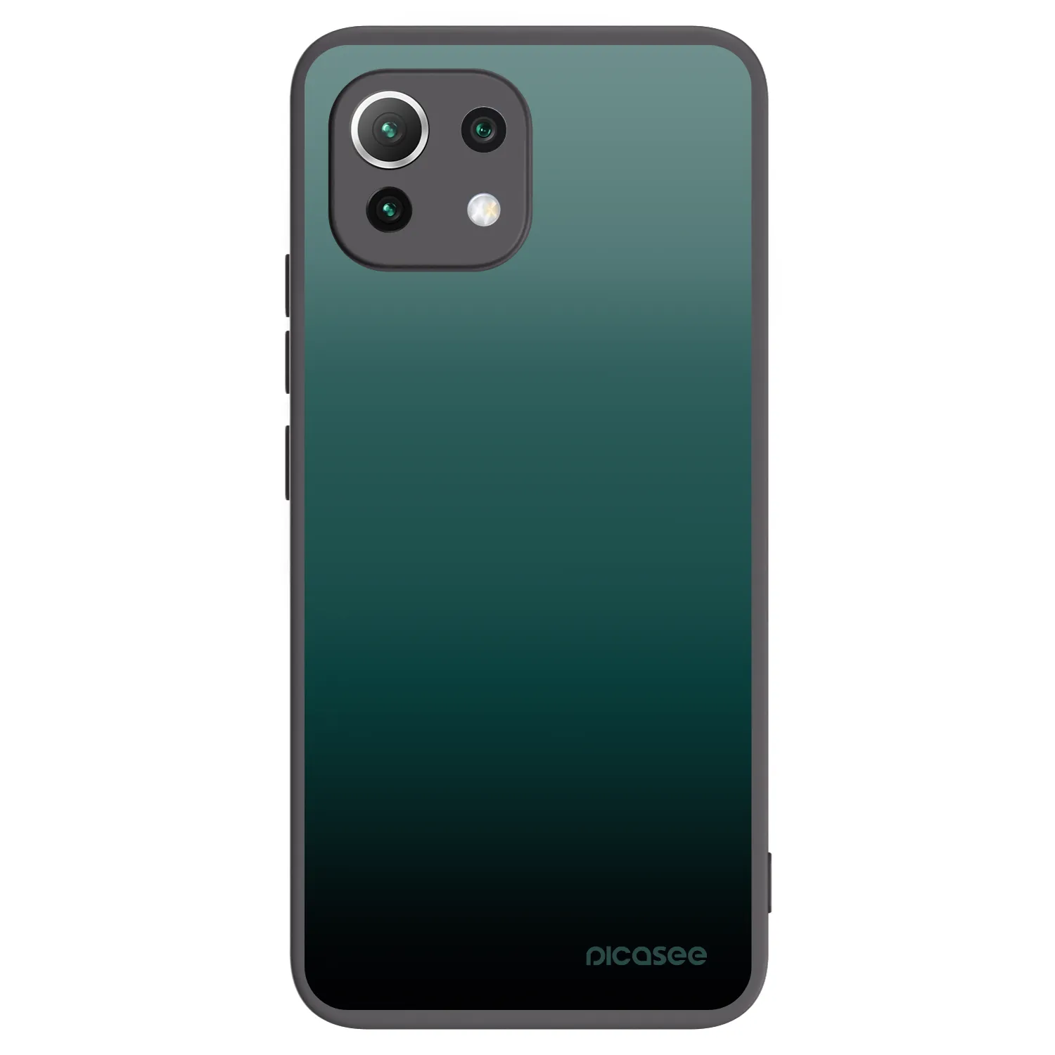 Picasee silikonski črni ovitek za Xiaomi 11 Lite 5G NE - Verdant Fade
