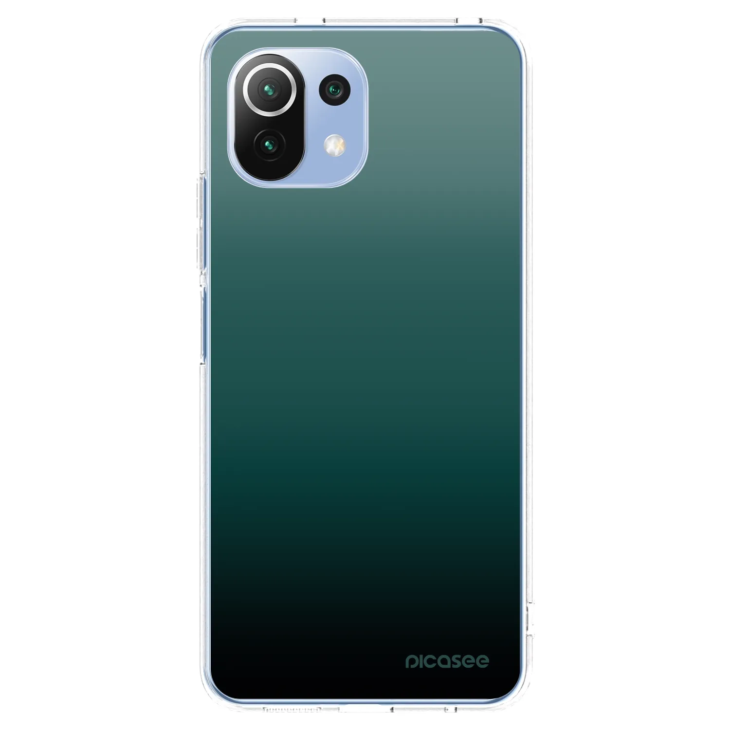 Picasee silikonski prozorni ovitek za Xiaomi 11 Lite 5G NE - Verdant Fade
