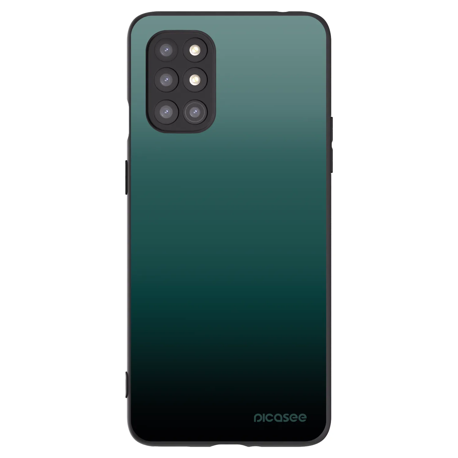 Picasee silikonski črni ovitek za OnePlus 8T - Verdant Fade