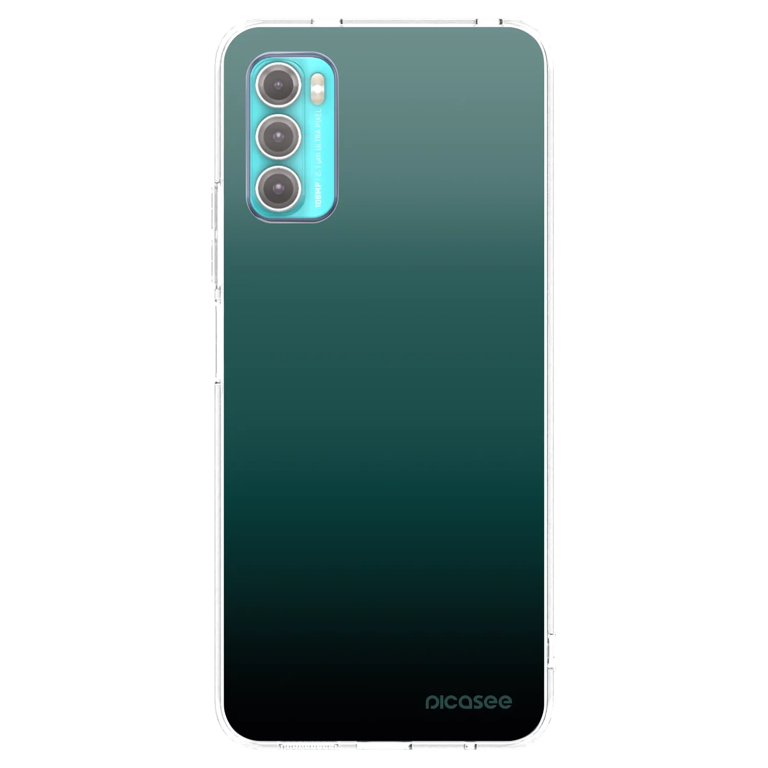 Picasee silikonski prozorni ovitek za Motorola Moto G60 - Verdant Fade
