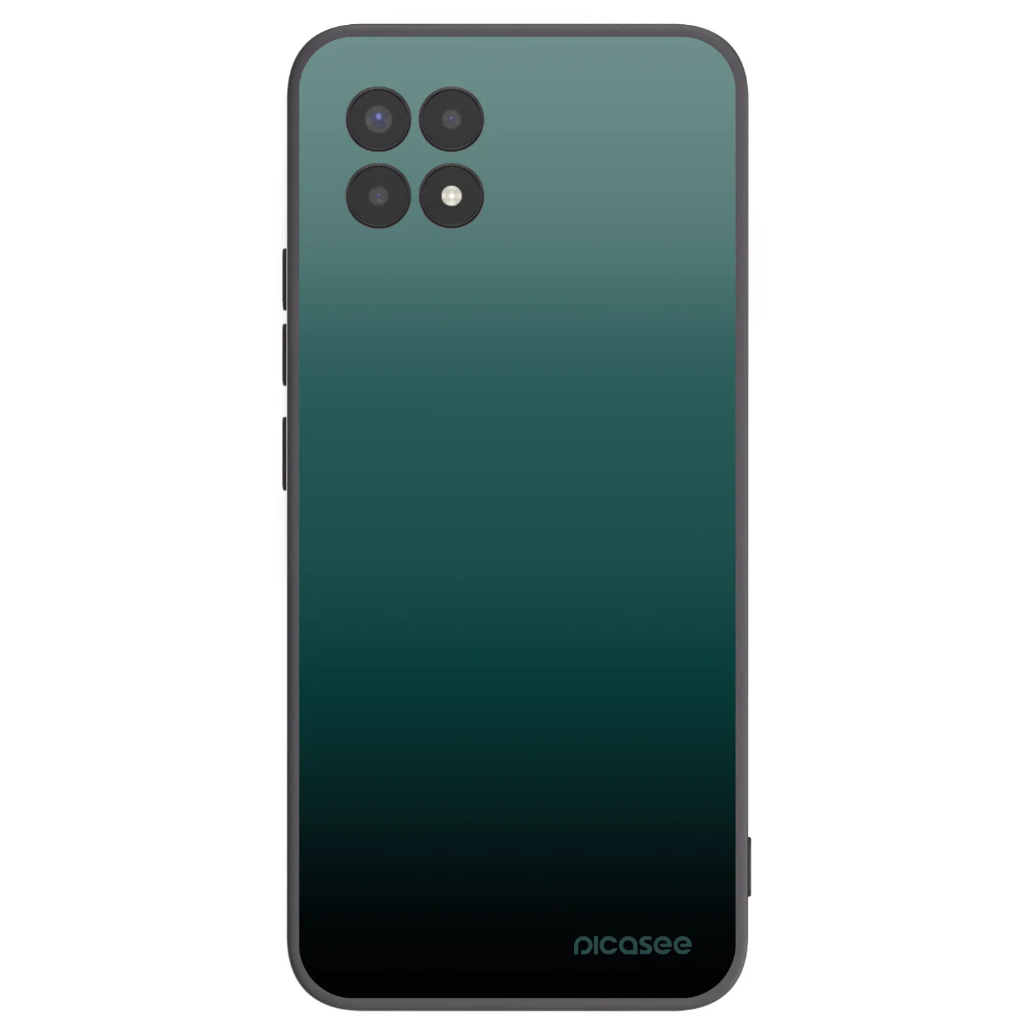 Picasee silikonski črni ovitek za Realme 8i - Verdant Fade