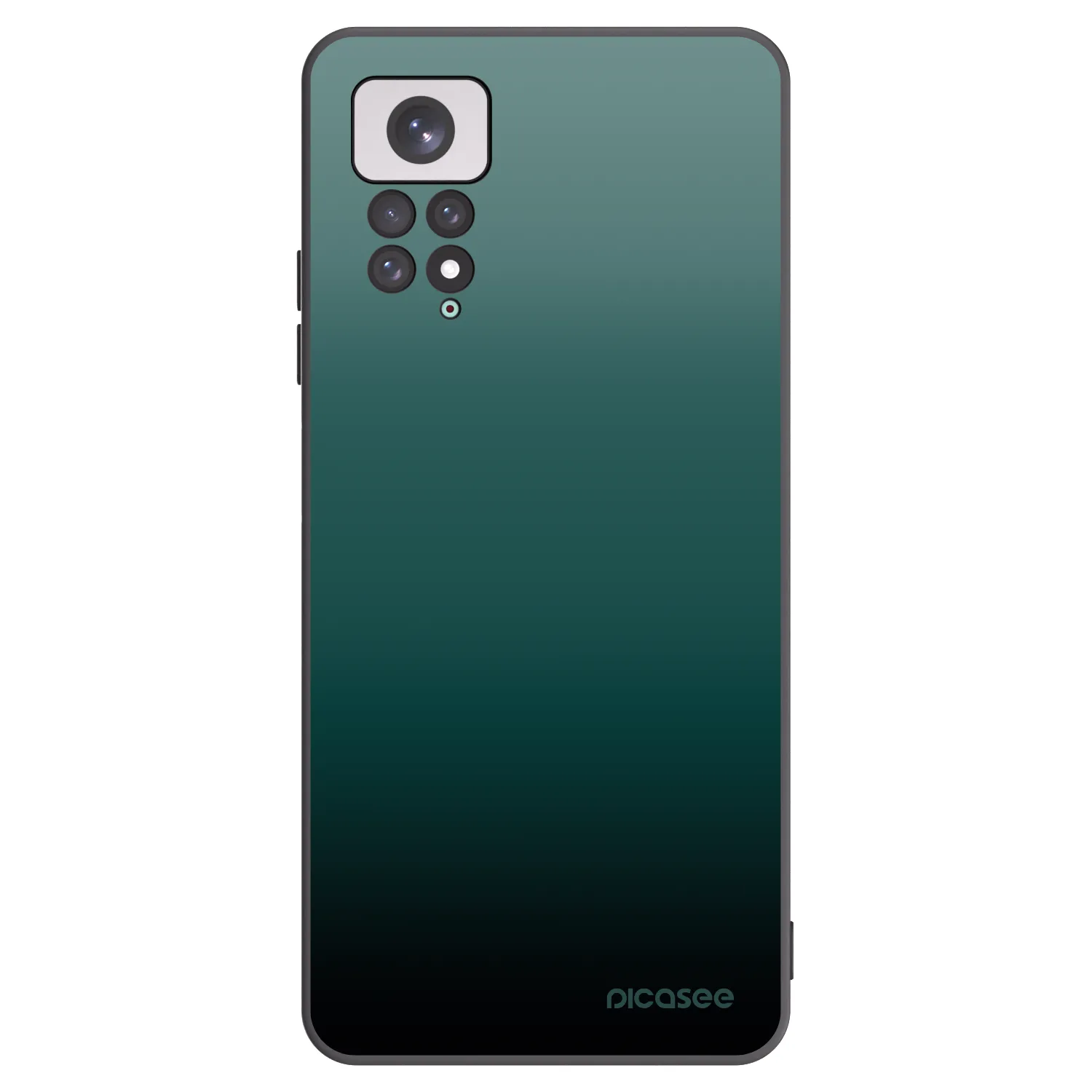 Picasee silikonski črni ovitek za Xiaomi Redmi Note 11 - Verdant Fade