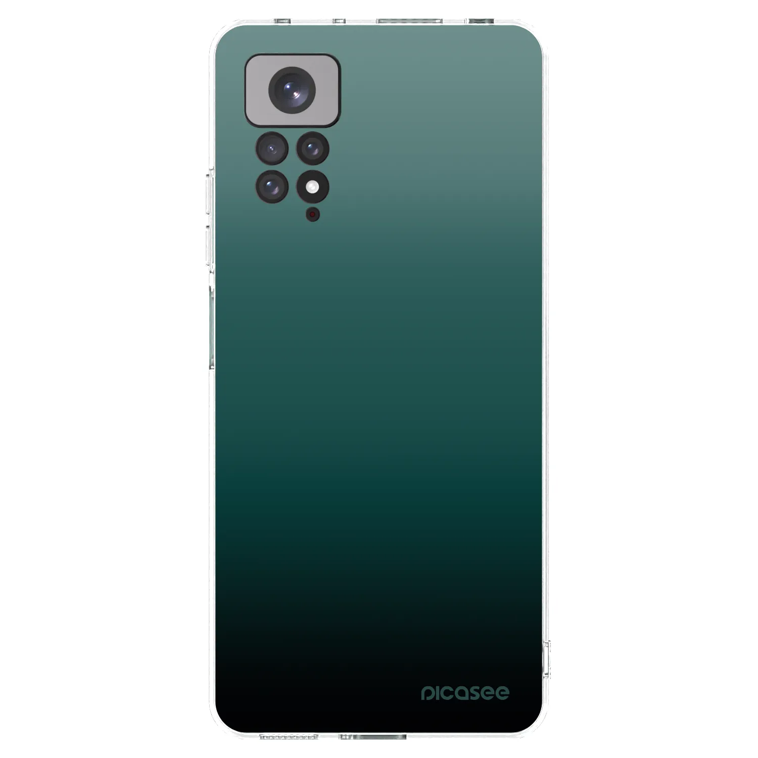 Picasee silikonski prozorni ovitek za Xiaomi Redmi Note 11 - Verdant Fade