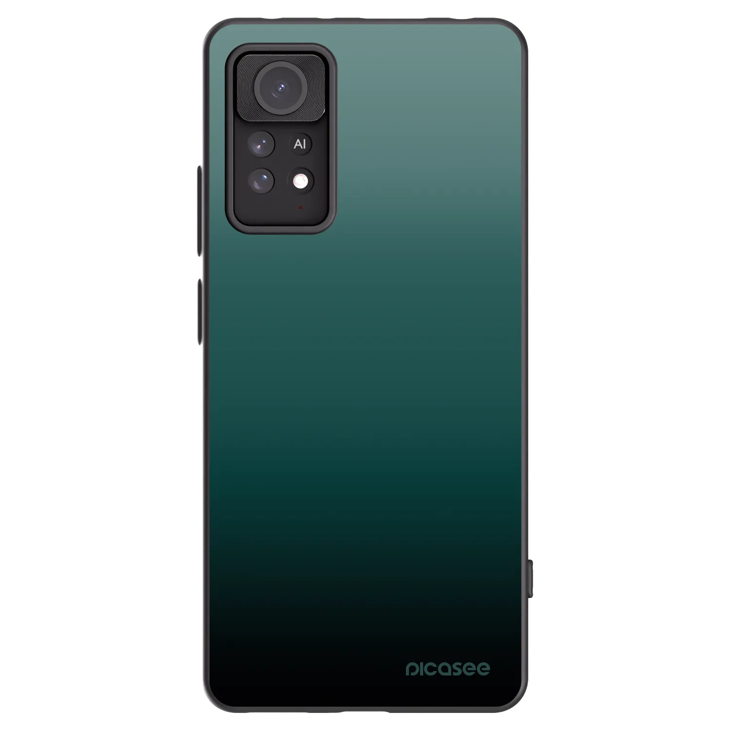 Picasee silikonski črni ovitek za Xiaomi Redmi Note 11 Pro - Verdant Fade