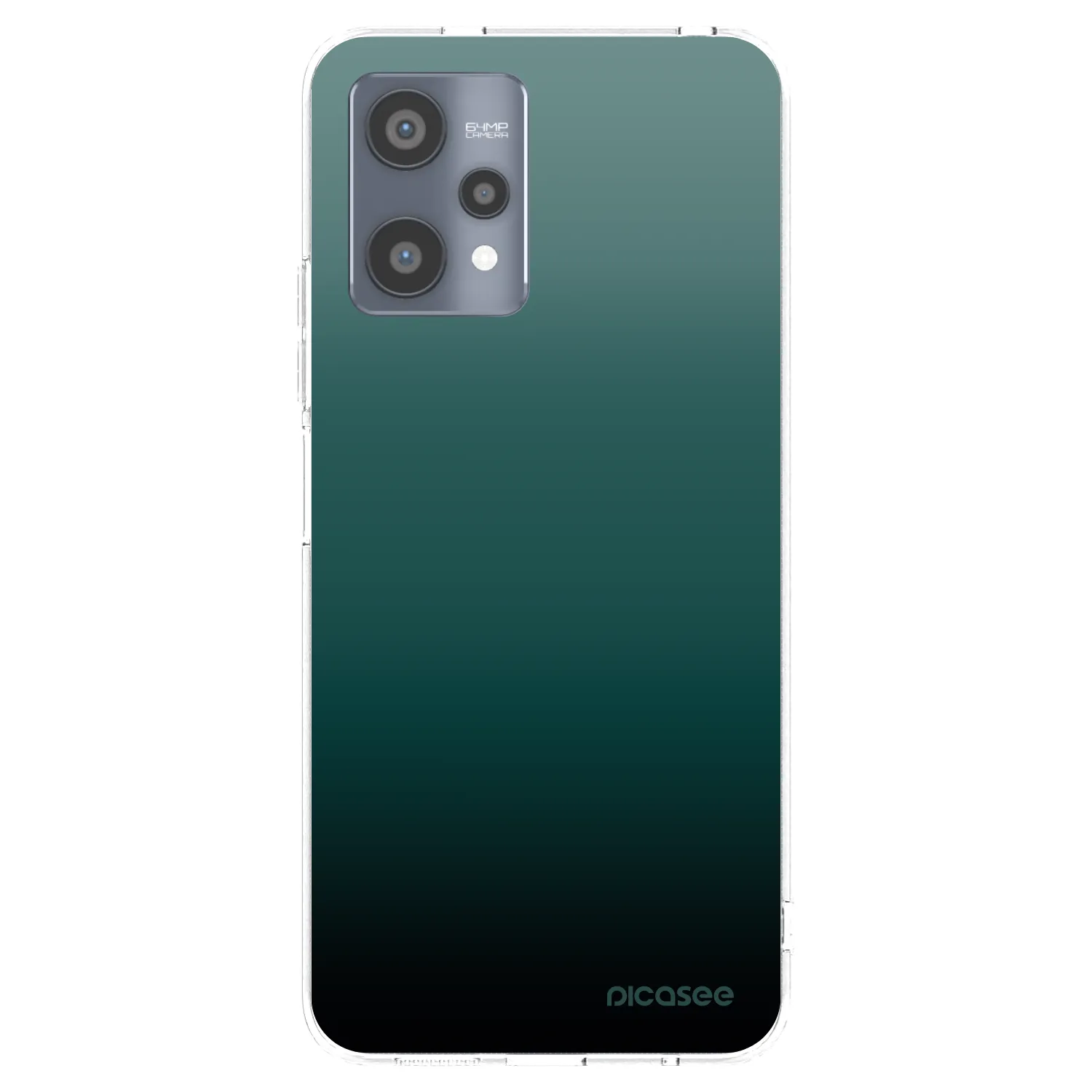 Picasee silikonski prozorni ovitek za Realme 9 Pro 5G - Verdant Fade