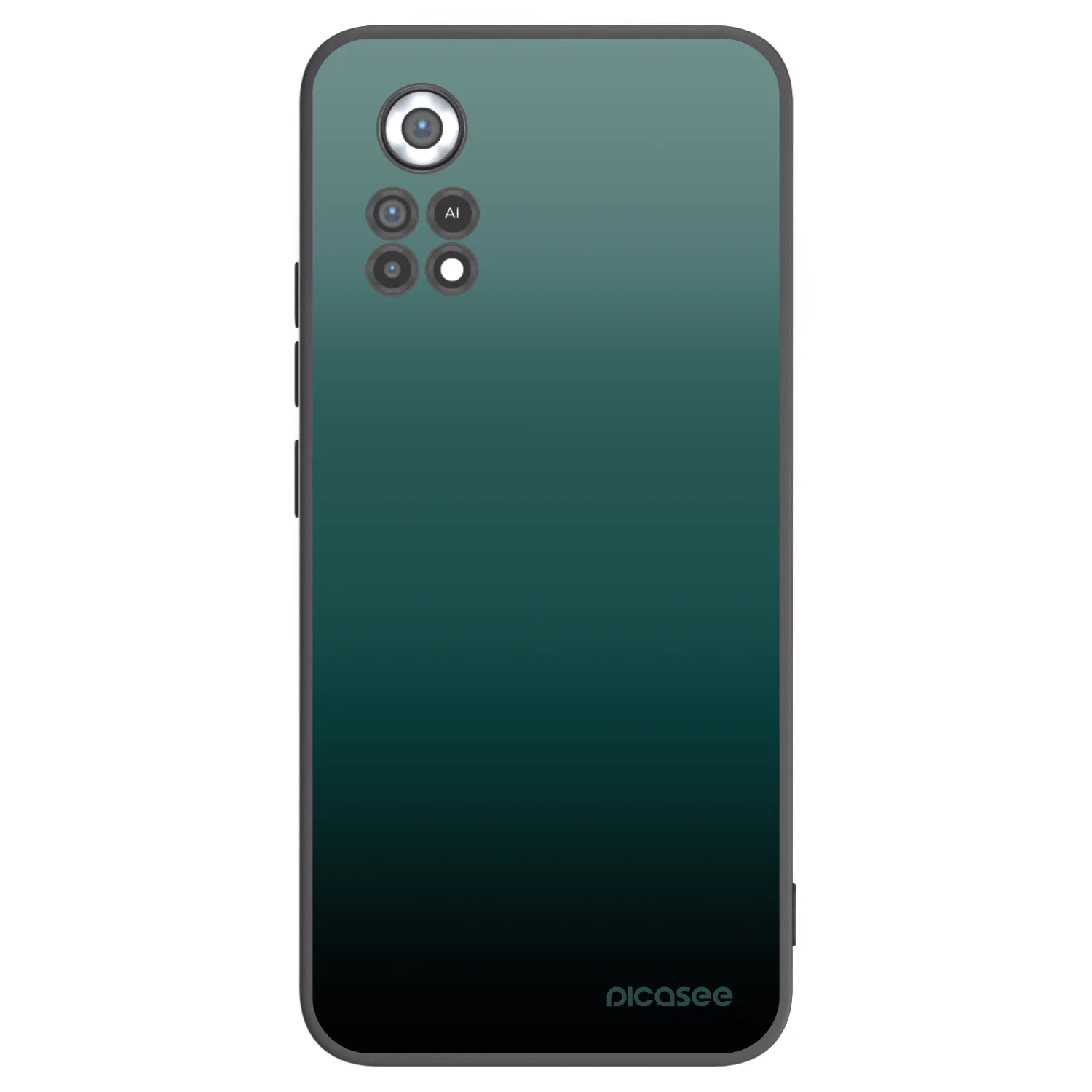 Picasee silikonski črni ovitek za Xiaomi Poco X4 Pro 5G - Verdant Fade