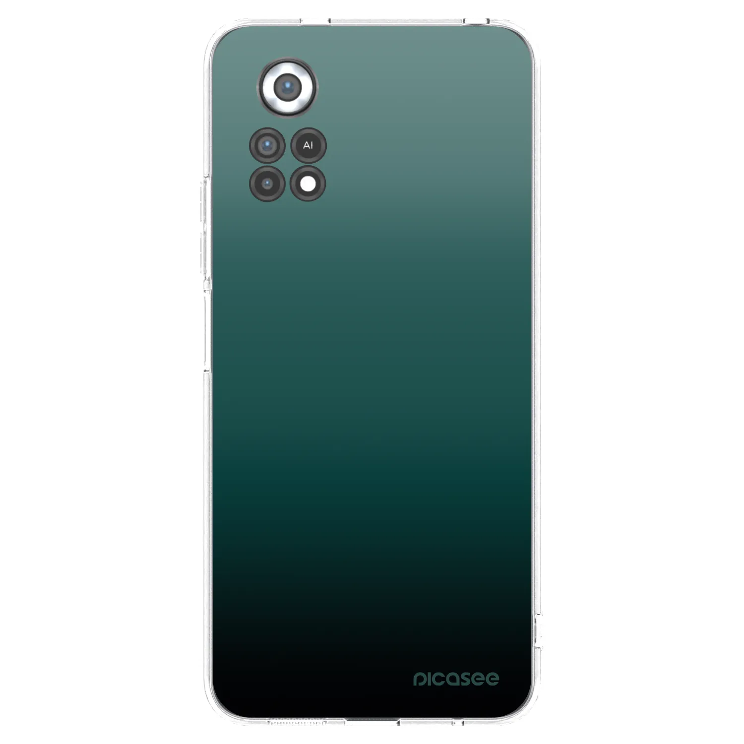 Picasee silikonski prozorni ovitek za Xiaomi Poco X4 Pro 5G - Verdant Fade
