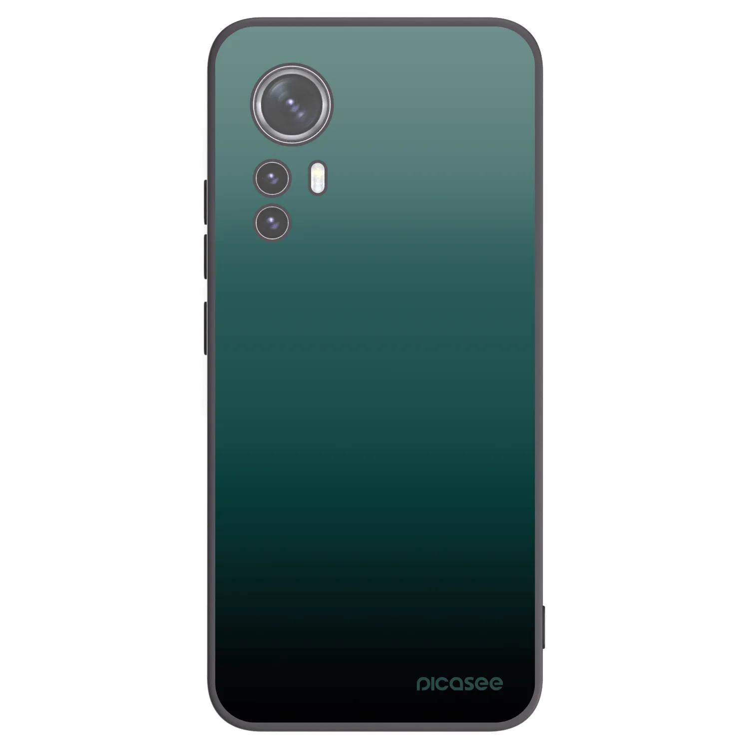 Picasee silikonski črni ovitek za Xiaomi 12 - Verdant Fade