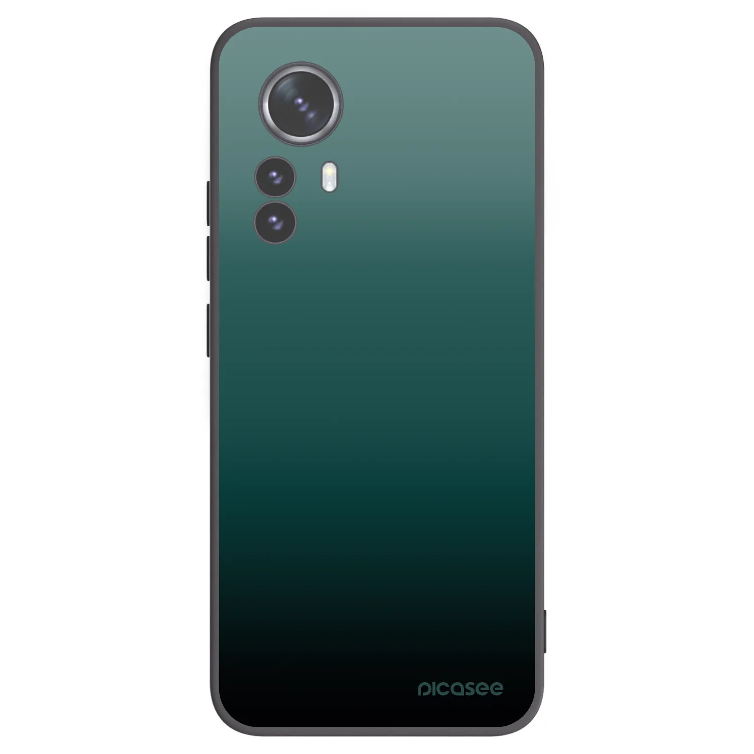 Picasee silikonski črni ovitek za Xiaomi 12 Pro - Verdant Fade