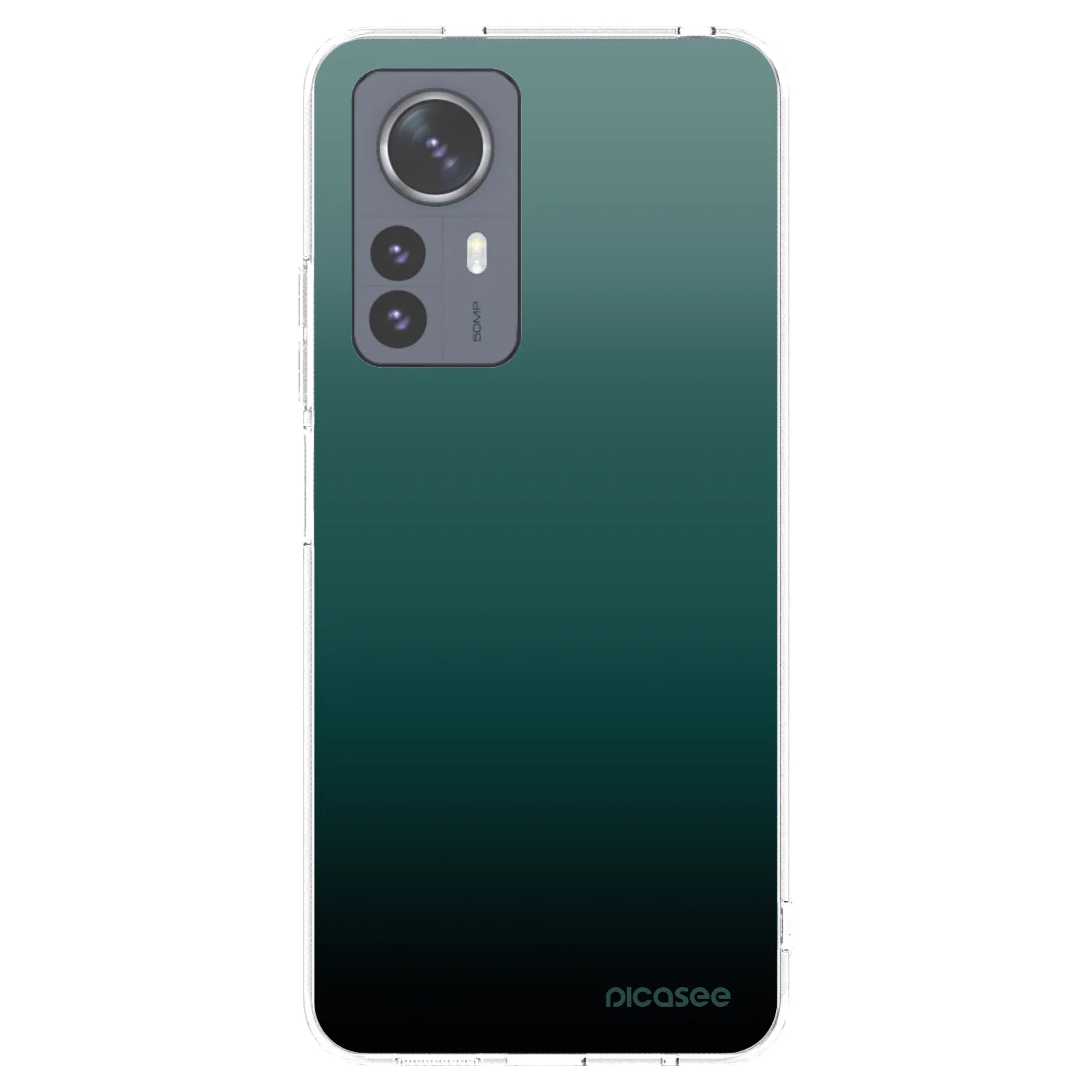 Picasee silikonski prozorni ovitek za Xiaomi 12 Pro - Verdant Fade