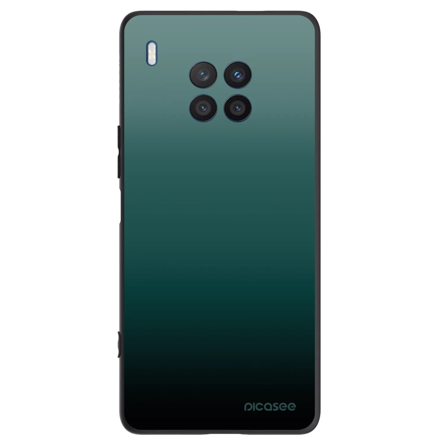 Picasee silikonski črni ovitek za Honor 50 Lite - Verdant Fade